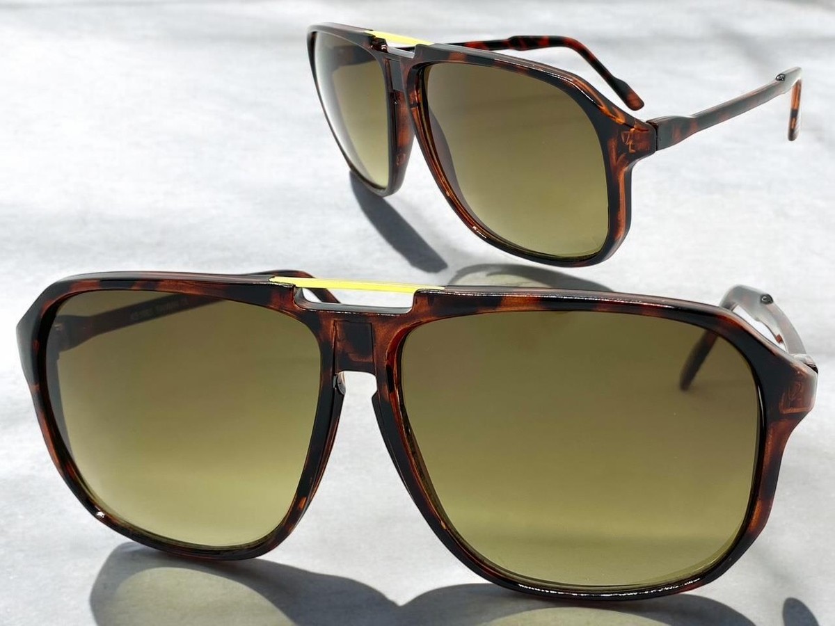 Vintage Retro Aviator Sunglasses Oversized Square Frame Trendy Classic Amazon.com: FEISEDY Retro Square Aviator Sunglasses Women  main image 4