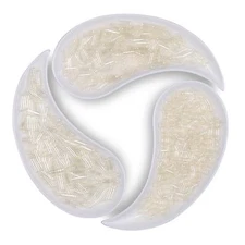 Empty Hard Gelatin Capsule Size 1 Clear/Clear  x 3,000