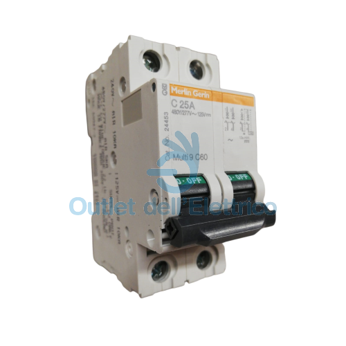 MERLIN GERIN 24453 INT. AUT. C60N 2P 25A C UL/CSA
