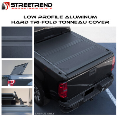 For 2004-2012 Colorado/Canyon 6' Low Profile Premium Hard Tri-Fold Tonneau Cover