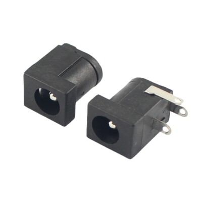 10Pcs DC Power Jack Female 3 Pin DIP Supply Socket Connector Type 2.5 DC005