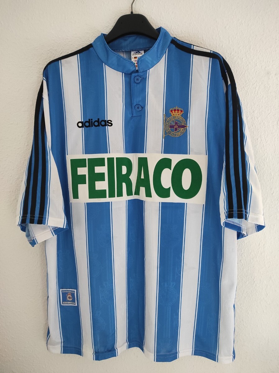 Maillot Deportivo La Coruña Vintage, Taille L, Occasion