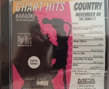 Pop Hits Monthly Karaoke November 09 Country CD G New Wrapped  Free Shipping