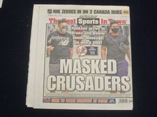 2020 JULY 2 NEW YORK POST NEWSPAPER - YANKEES ARRIVE IN BRONX - MASKED CRUSADERS