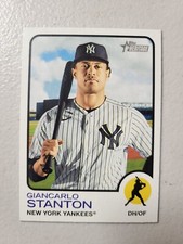 2022 Topps Heritage Baseball Giancarlo Stanton New York Yankees base card #225