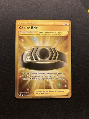 Choice Belt 211/189 MINT/NM -Gold Ultra Rare Pokmon Card- Astral Radiance  (1a) | eBay
