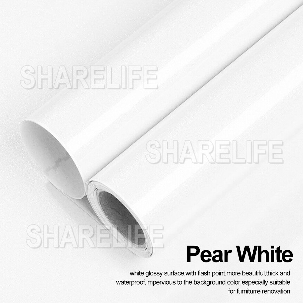 10M Self Adhesive Waterproof Vinyl Film Cupboard Door Covering Roll