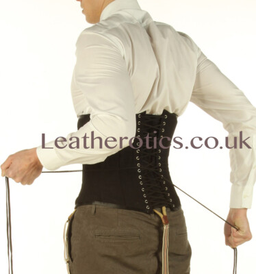 Serre taille corset pour homme en coton 1214MC