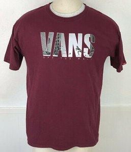 red vans t shirt mens
