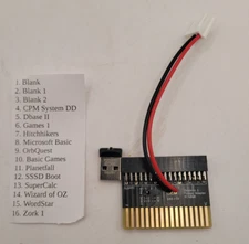 Osborne 1 GoTek Floppy Adapter USA built with USB Dongle of Software