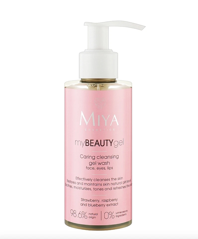 Miya Cosmetics My BEAUTY Gel Caring Cleansing Gel Wash for Face Eyes Lips 140ml