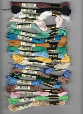New DMC 25 Mouline Special Embroidery Cotton Floss 20 skeins France Lot C