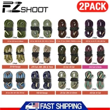 1/2 PCS Gun Barrel Cleaner Reusable Bore Rope For 223/22/9mm/38/12GA/243/303/308