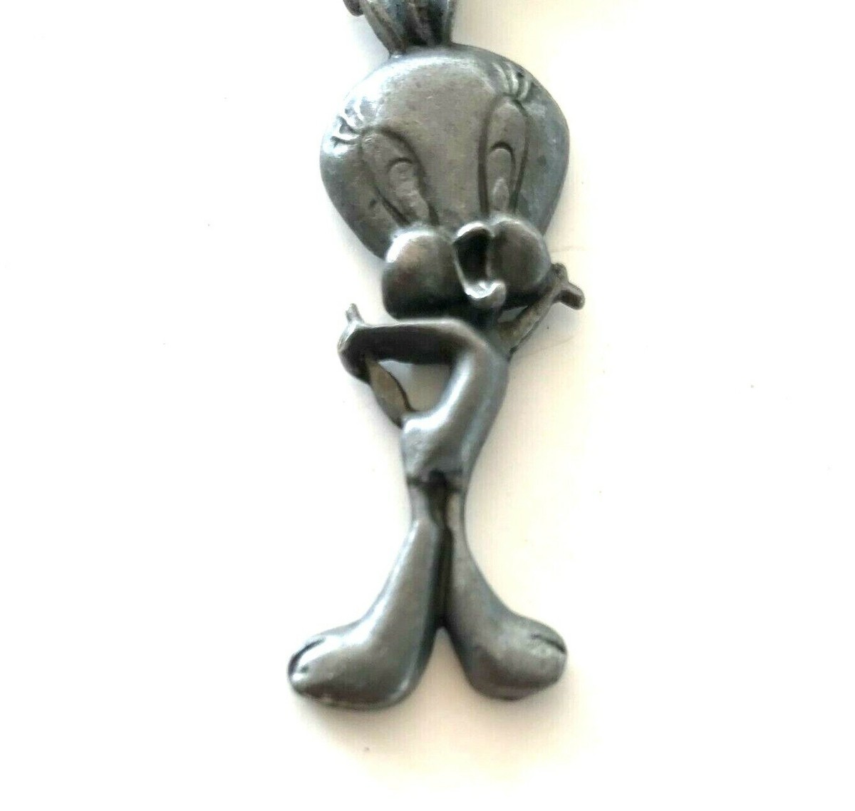 Vintage Tweety Bird Pendant Keychain Keyring Looney Tunes Toons