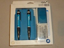 NEW NINTENDO DS ESSENTIALS KIT LITE DSi BLUE 8 PIECE ACCESSORY NIB CASE STYLUS
