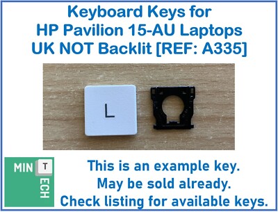Tastatur Ersatz Tasten für HP Pavilion 15-AU Laptops UK Layout NICHT Hintergrundbeleuchtung