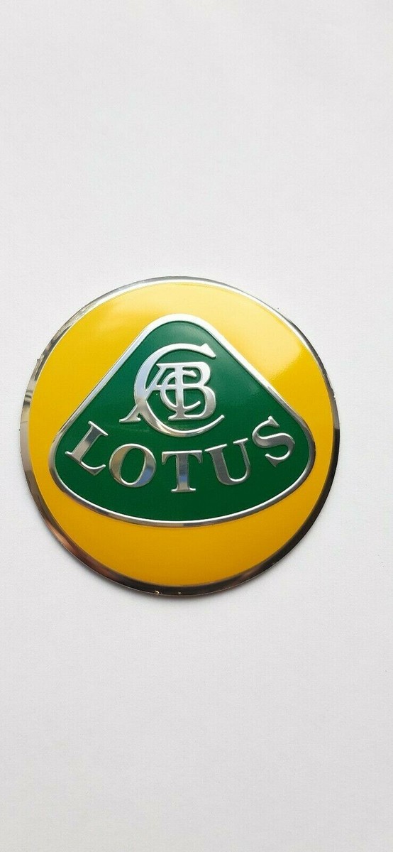 Aluminum Overlay hood badge emblem YELLOW or BLACK for lotus Elise