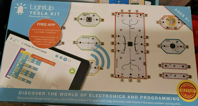 LightUp Tesla Electronics Kit Bluetooth Edition with Interactive Mobile App 