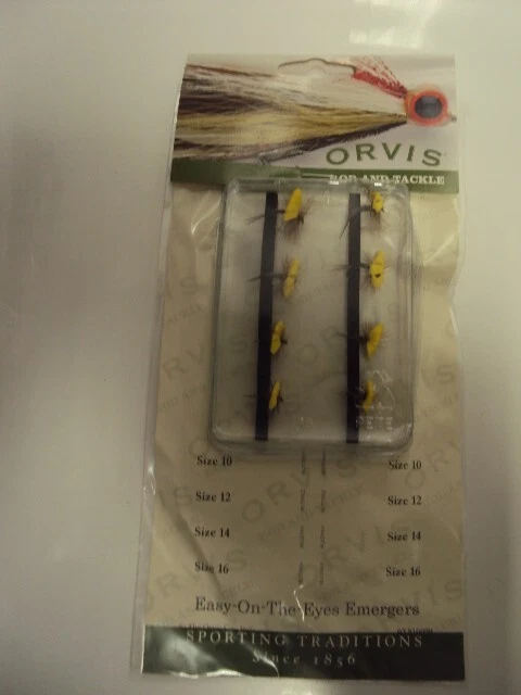 Collection Vintage Orvis 12 Pièces Mouches Sèches Type Thorax - Neuf Dans étui