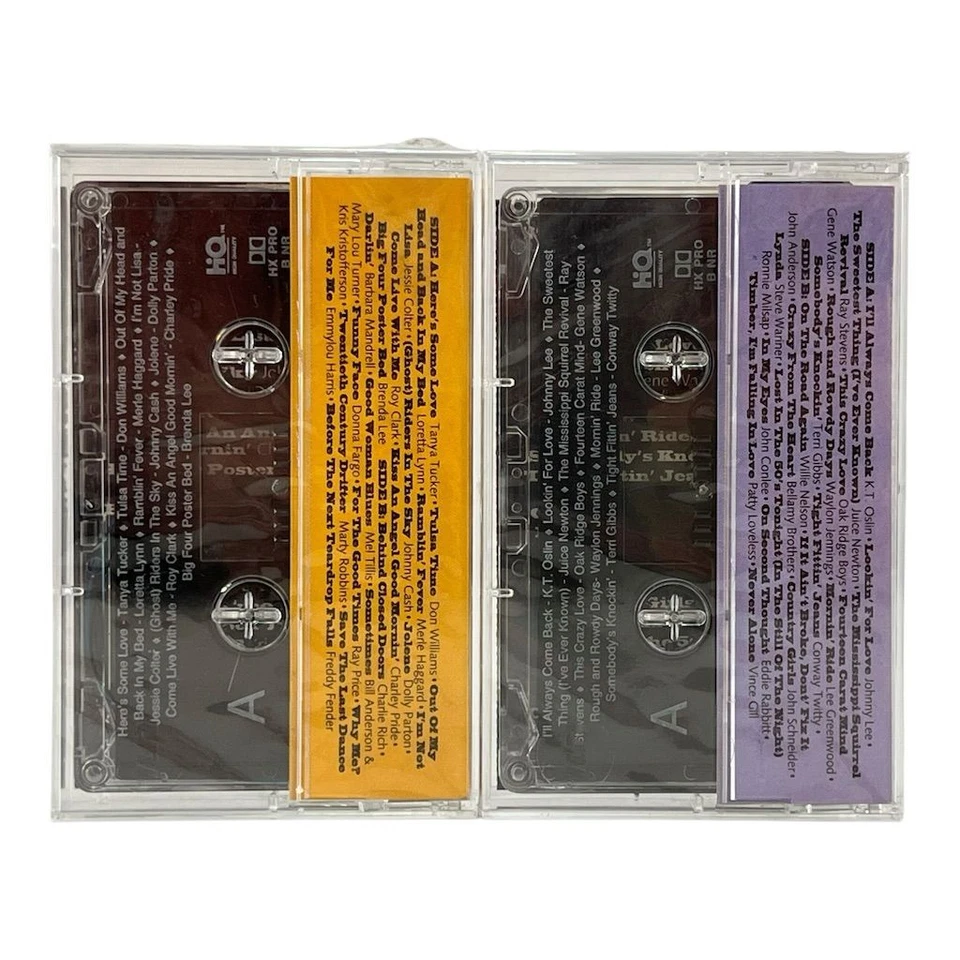 The Best Country Hits 70's & 80's 2 Cassette Set Lot New Sealed Johnny Cash - Image 2 of 4