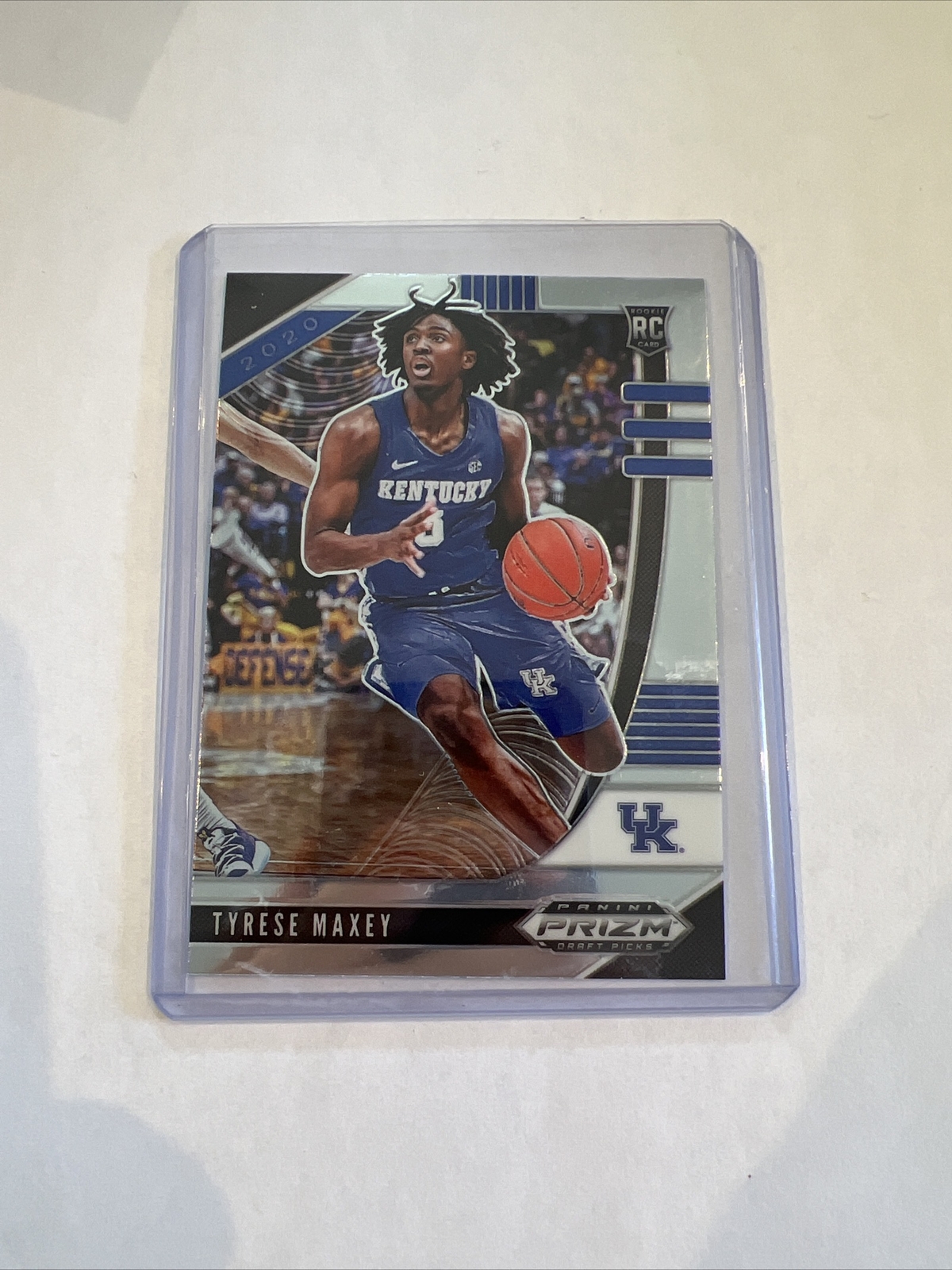 2020-21 Panini Prizm DP Silver Prizm Rookie #54 Tyrese Maxey Philadelphia 76er's