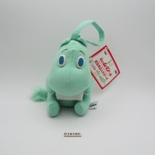 Moomin Blue C1610C Banpresto 1997 Plush 6" Zipper Bag Pouch Toy Doll Japan