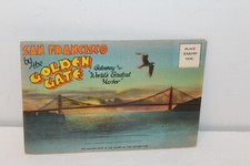  VINTAGE  1940's or 50's  SAN FRANCISCO, CALIFORNIA SOUVENIR PICTARE CARD BOOK