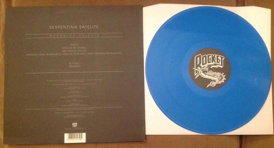 Rare Blue Vinyl SERPENTINA SATELITE MECANICA CELESTE LP Psych X/100 Hawkwind - Image 2 of 3