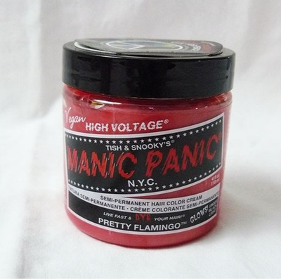 Manic Panic Semi Permanent Hair Color Cream Pretty Flamingo 4 oz