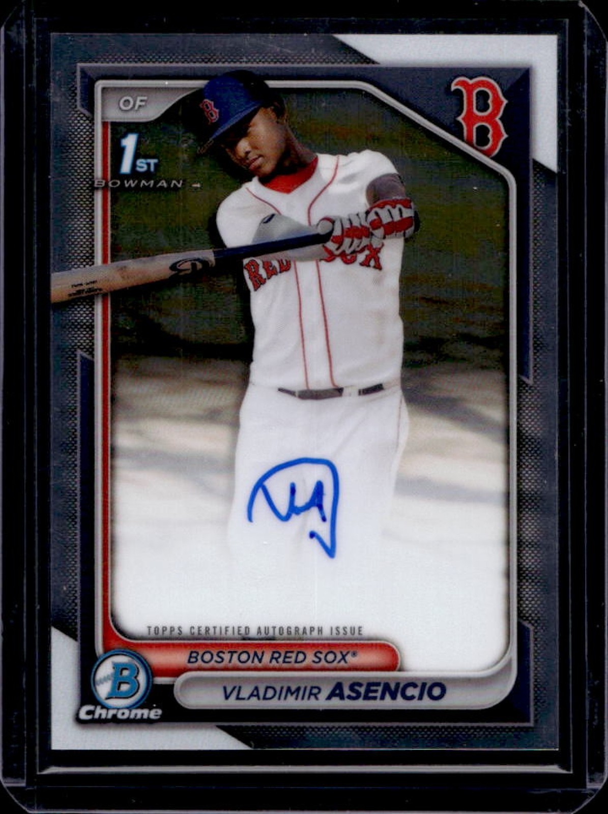 2024 Bowman Chrome Vladimir Asencio Auto 1st #CPA-VA Red Sox