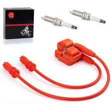 Ignition coil & Spark plug Cap W/ Wire for Polaris Sportsman SP 850 2019 4010425