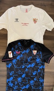 Sevilla FC 2 jerseys Bundle  2014 & 2024 Large Rare