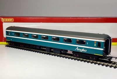 Hornby R4137B Anglia Railways BR Mk2 1st Class Coach K 3358 - OO Gauge ...