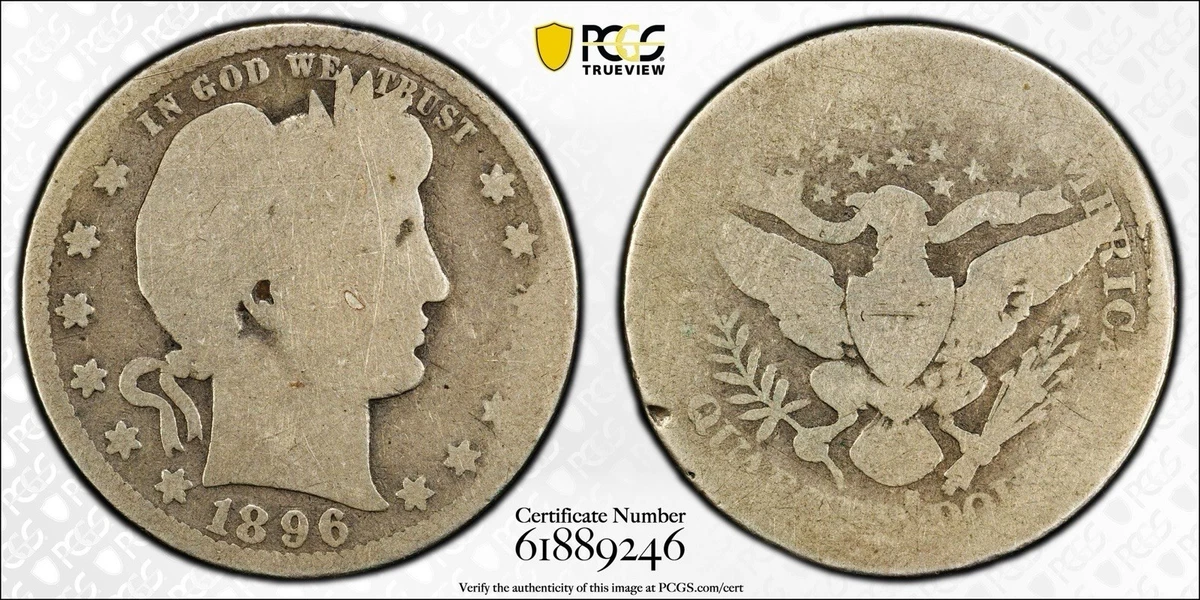1896 Year Barber Quarters (1892-1916) for sale | eBay