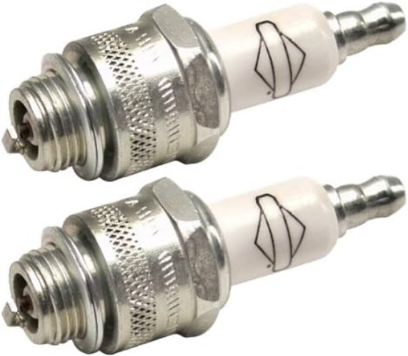Bulk Packed Genuine 491055 Spark Plugs - 2 Pack for Lawnmower Maintenance View 4