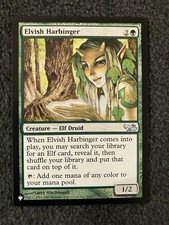 Magic The Gathering MTG - Elvish Harbinger - Duel Decks: Elves vs. Goblins