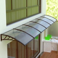 Door Canopy Awning Rain Shelter Front Back Porch Outdoor Shade Patio Roof Cover