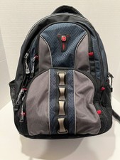 Swiss Gear Wenger Maxxum Laptop Backpack Maxxum Computer Book Bag Blue Excellent