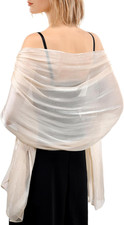 Shawls and Wraps for Evening Dresses Sparkly Soft Wedding Party Bridesmaid Scarv