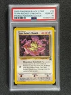 2000 Pokemon Black Star #18 Team Rocket's MEOWTH Promo Pokemon League PSA 10