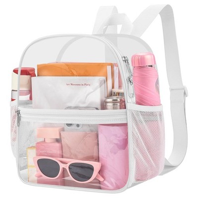 Oraben Small Clear Backpack for Stadium Events Small, White