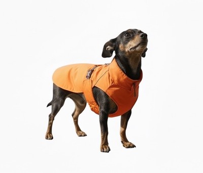 CANADA POOCH Dog Rain Jacket Orange Reflective Small Dogs