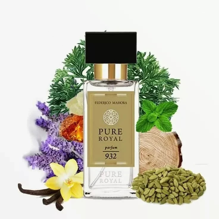 FM World 932 PURE ROYAL  PERFUME SPRAY  BY FEDERICO MAHORA BOXED 50m Unisex
