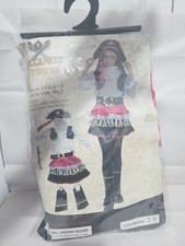 Happy Halloween Witch Dress Witch Hat Child Size Medium 7 - 9 New In Package