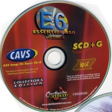 KARAOKE SCDG CHARTBUSTER ESSENTIALS VOL6, 450 SONGS CAVS REQUIRES SPECIAL PLAYER