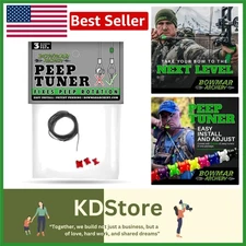 Archery Peep Tuner for Fixing Peep Rotation, Easy to Install, Durable Plastic...