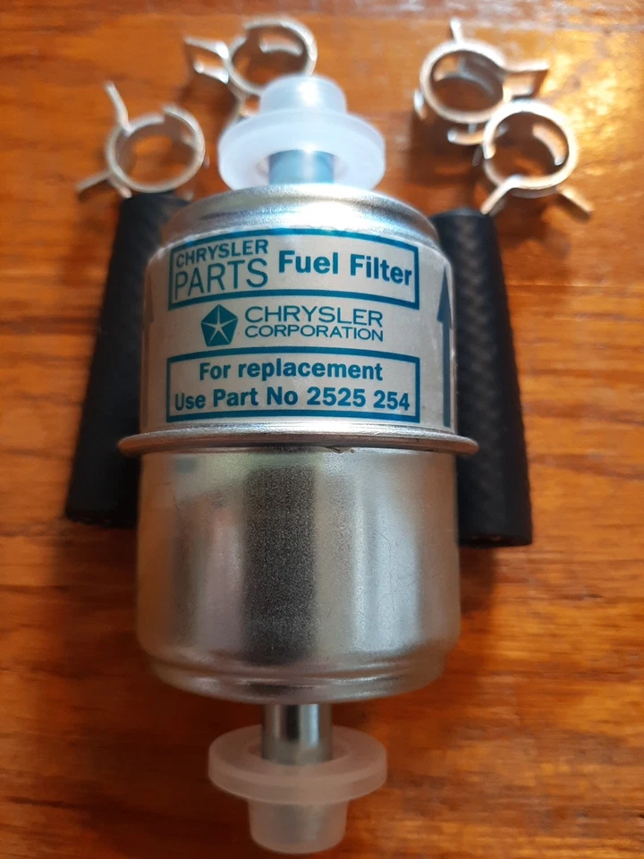 Filtro de combustible estilo fábrica Mopar 1966-74 WIX. NUEVO 198 225 318 340 383 400 440 426 Foto 4 de 4