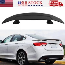 For Chrysler 200 2011-17 46 Matte Black Car Rear Trunk Spoiler Lip Wing Racing