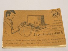 ISTRUZIONI PER L'USO DEL SUPERTESTER 680R  AA. VV. ICE 1968  E guida per riparar