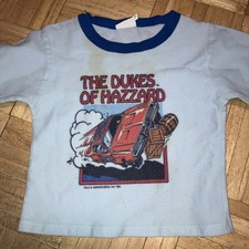 Duke of Hazard Sears Children  s Pajama Top Large6-6X Slightly Stained See Pics